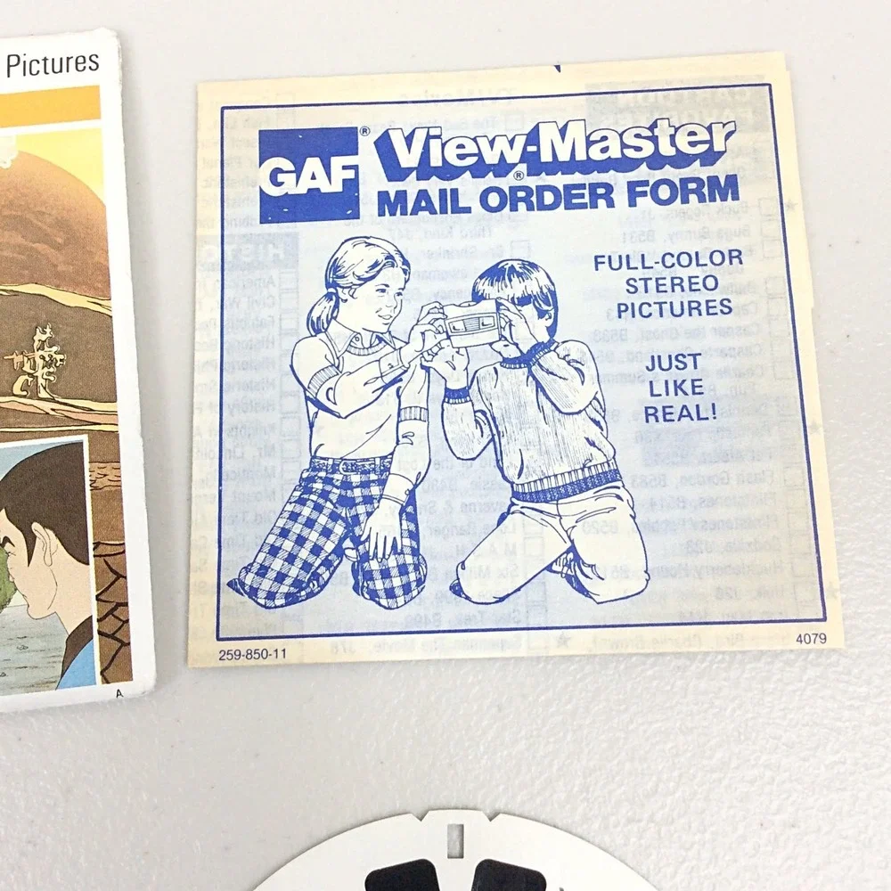 Vintage 1974 GAF View Master Star Trek Mr Spock's Time Trek B555